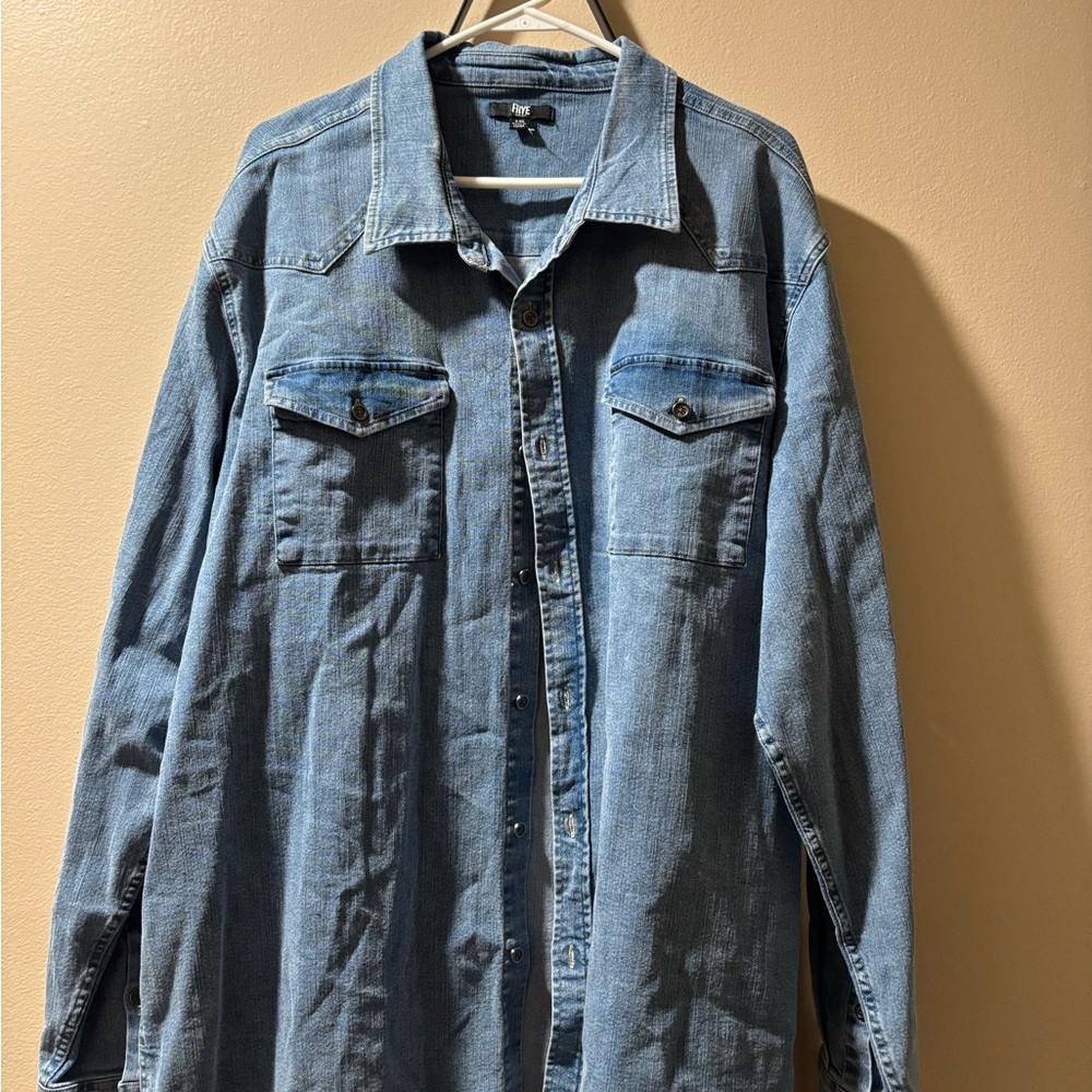 Frye Blue Denim Shirt